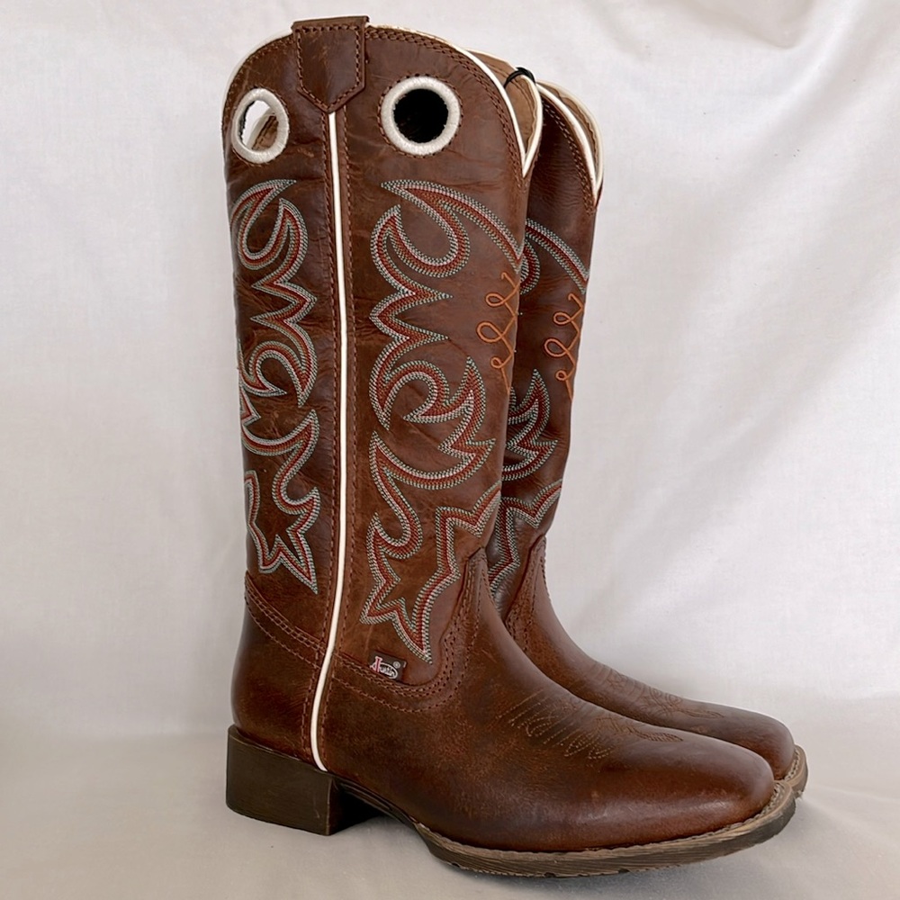 Justin Boots Brown Heeled Women's Boots